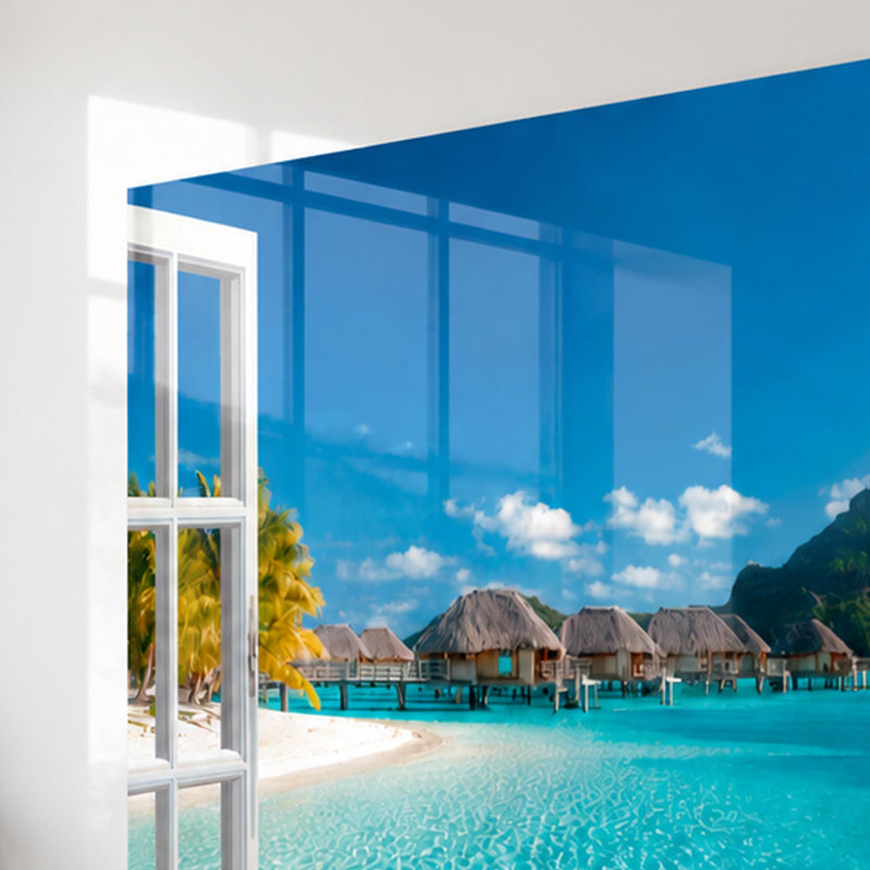 Bora Bora Su Bungalov Cam Tablo – Cam Tablo