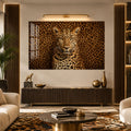 Leopar Desenli Fonda Leopar Cam Tablo – Cam Tablo
