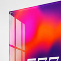Neon Bulutlarda 777 Cam Tablo – Cam Tablo