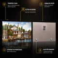 Osmanlı Sahil Camii ve Kayıklar Cam Tablo – Cam Tablo