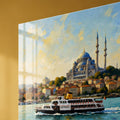 İstanbul Boğazı Kedi Manzarası Cam Tablo – Cam Tablo