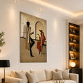 Art Deco Barda Zarif Çift Cam Tablo – Cam Tablo