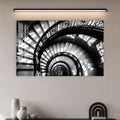 Spiral Merdiven Mimarisi Cam Tablo – Cam Tablo