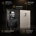 Üniformalı Atatürk Cam Tablo