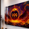 Tutulma Kanatlarında 999 Cam Tablo – Cam Tablo