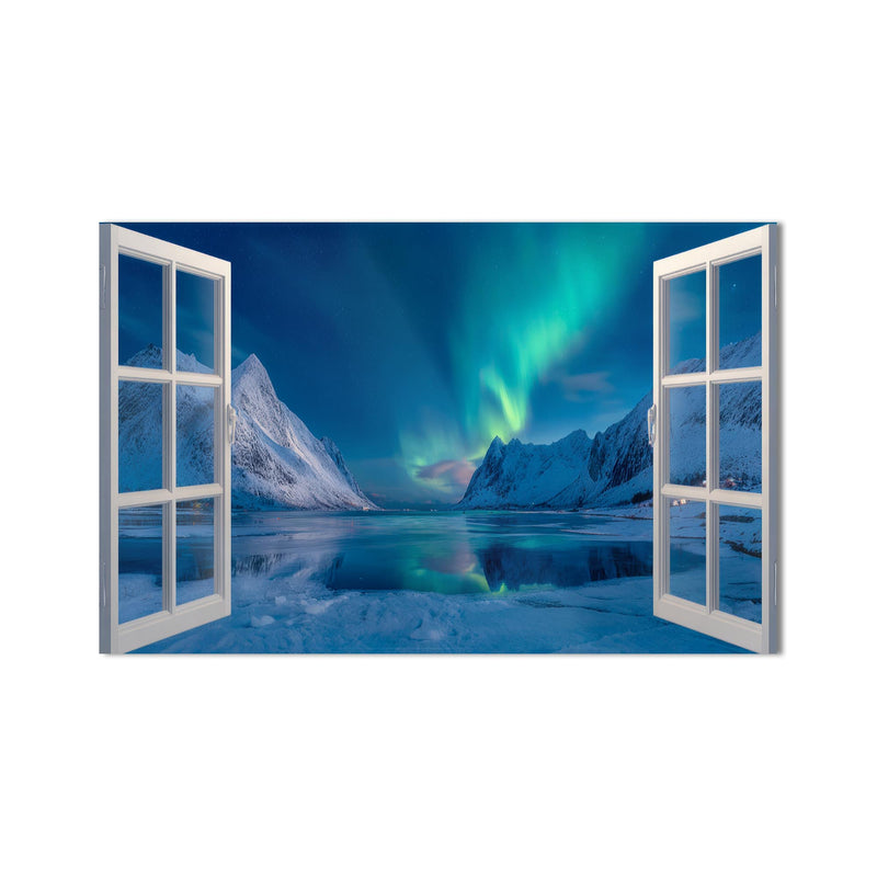 Kuzey Işıkları Aurora Cam Tablo – Cam Tablo
