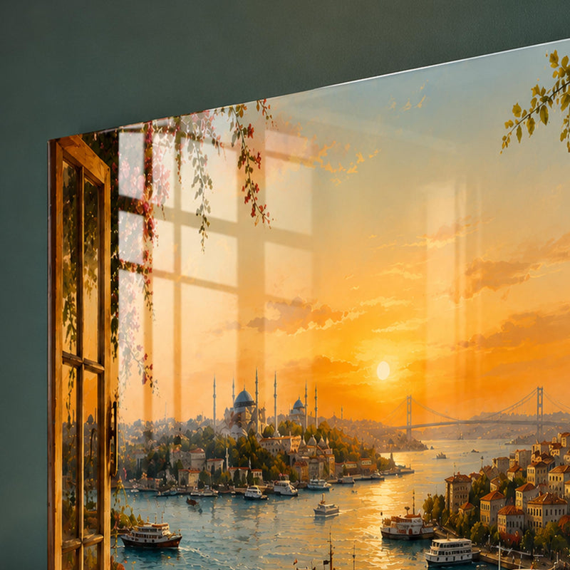 İstanbul Boğazı Panorama Cam Tablo – Cam Tablo