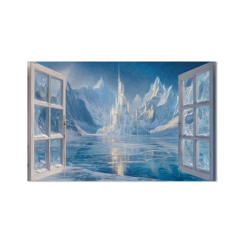 Fantastik Buz Şatosu Cam Tablo – Cam Tablo
