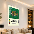 Yeşil Denizde Benekli Balık Cam Tablo – Cam Tablo
