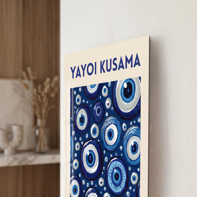 Mavi Nazar Halkaları Cam Tablo – Cam Tablo