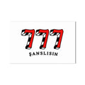 Retro 777 Şans Afişi Cam Tablo – Cam Tablo