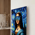 Yıldızlı Gece Mona Lisa Cam Tablo – Cam Tablo