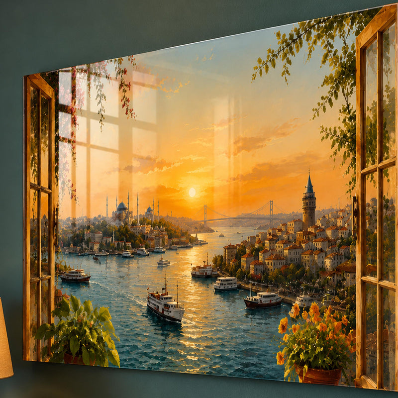 İstanbul Boğazı Panorama Cam Tablo – Cam Tablo