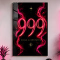 Fuşya Alevlerde 999 Cam Tablo – Cam Tablo