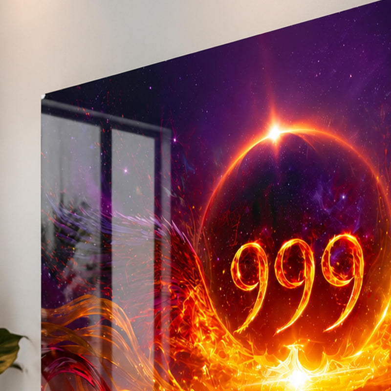 Kozmik Doğuşta 999 Cam Tablo – Cam Tablo
