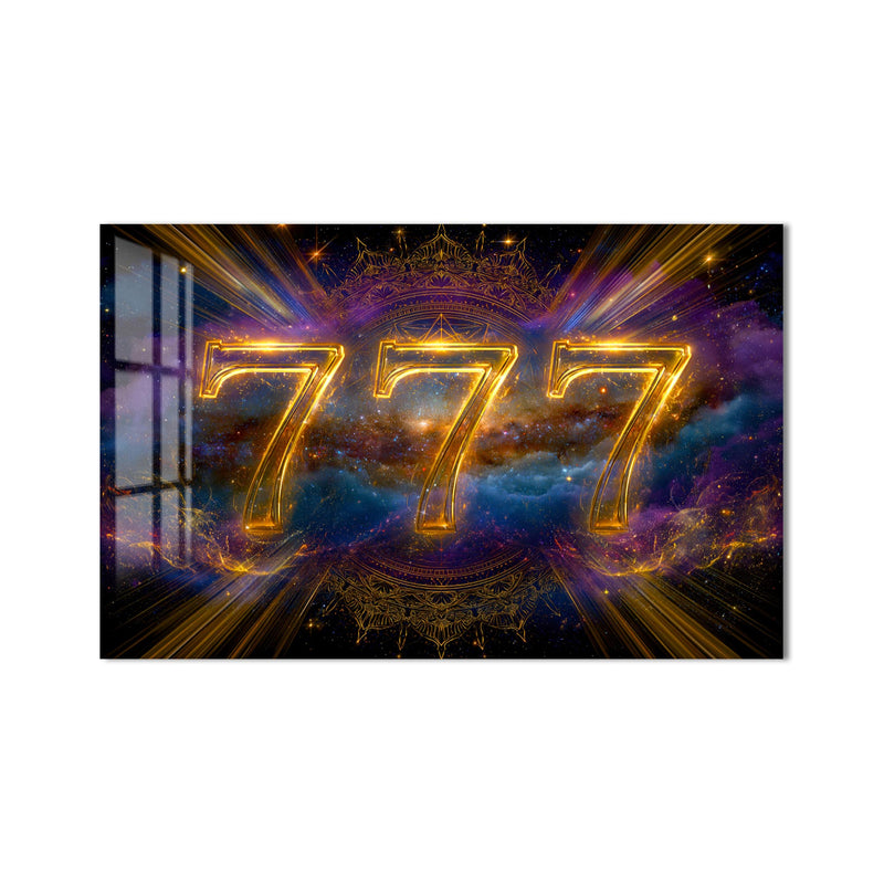 Kozmik Patlamada 777 Cam Tablo – Cam Tablo