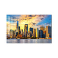 New York Manhattan Gün Batımı Cam Tablo – Cam Tablo
