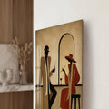 Art Deco Barda Zarif Çift Cam Tablo – Cam Tablo