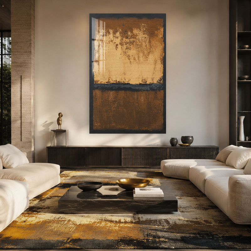 Pas Rengi Rothko Esintisi Cam Tablo – Cam Tablo