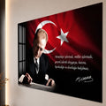 Masada Yazan Atatürk Cam Tablo