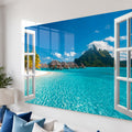 Bora Bora Su Bungalov Cam Tablo – Cam Tablo