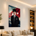 Bulutlarda Atatürk Cam Tablo