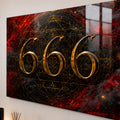 Karanlık Közlerde 666 Cam Tablo – Cam Tablo