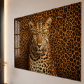 Leopar Desenli Fonda Leopar Cam Tablo – Cam Tablo