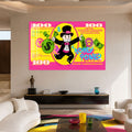 Para Adam 100 Dolar Pop Art Cam Tablo – Cam Tablo