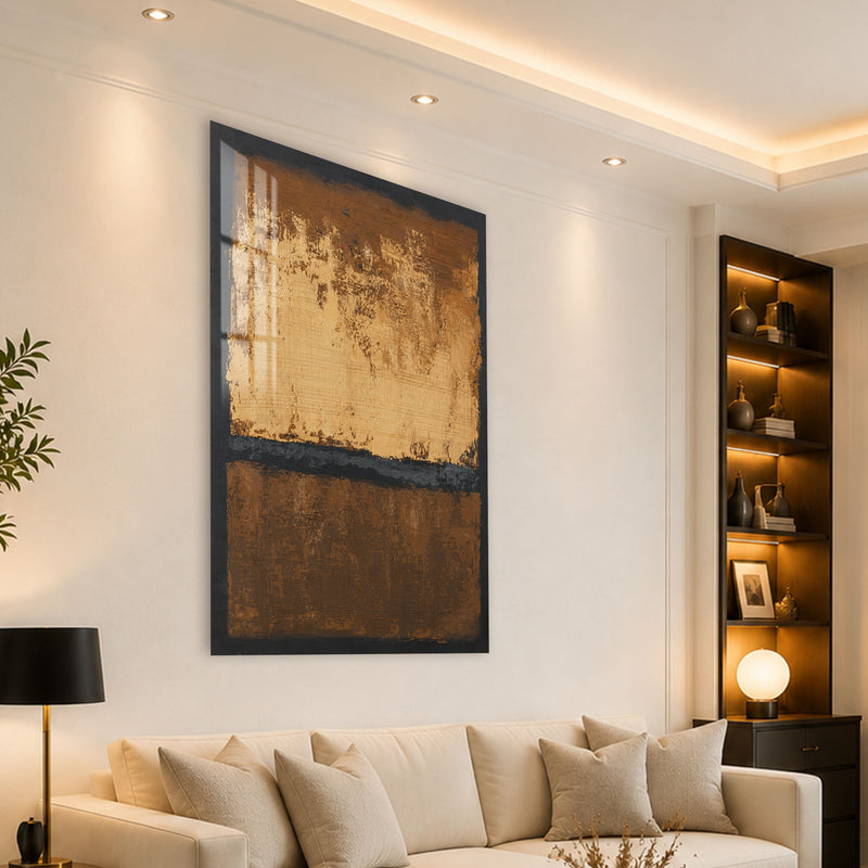 Pas Rengi Rothko Esintisi Cam Tablo – Cam Tablo
