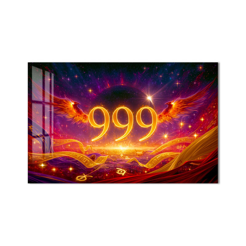 Yıldızlı Ufukta 999 Cam Tablo – Cam Tablo