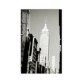Empire State Siyah Beyaz Cam Tablo – Cam Tablo