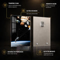 Gezegenlere Uzanan Astronot Cam Tablo – Cam Tablo