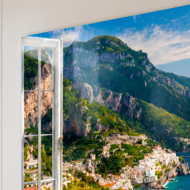 Amalfi Akdeniz Kıyısı Cam Tablo – Cam Tablo
