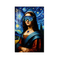 Yıldızlı Gece Mona Lisa Cam Tablo – Cam Tablo