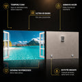 Bora Bora Su Bungalov Cam Tablo – Cam Tablo