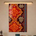 Kızıl Kilim Deseni Cam Tablo – Cam Tablo