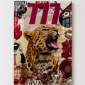Kolaj Leopar ve 777 Cam Tablo – Cam Tablo