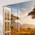 Afrika Savana Akasya Cam Tablo – Cam Tablo