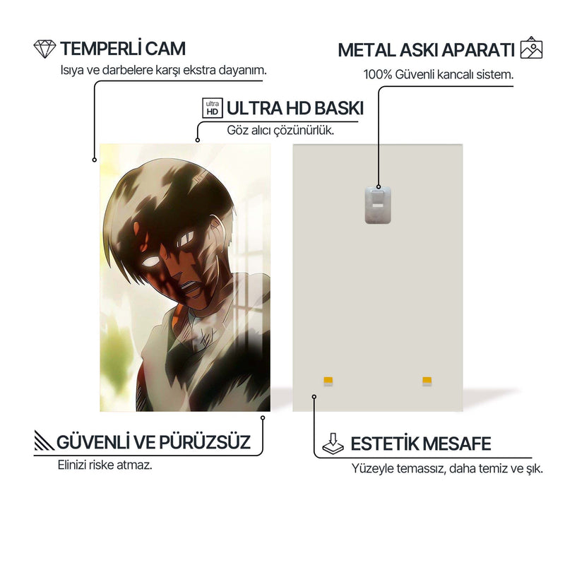 Levi Ackerman Cam tablo – Cam Tablo