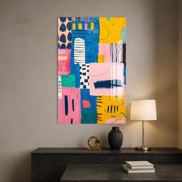 Desen Oyunu Cam Tablo