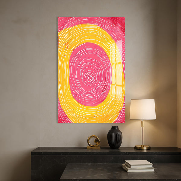 Enerji Halkası Cam Tablo