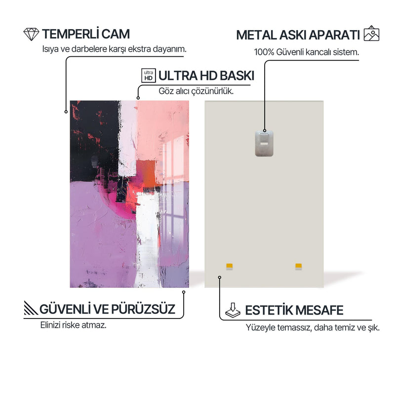 Lilanın Serüveni Cam Tablo – Cam Tablo