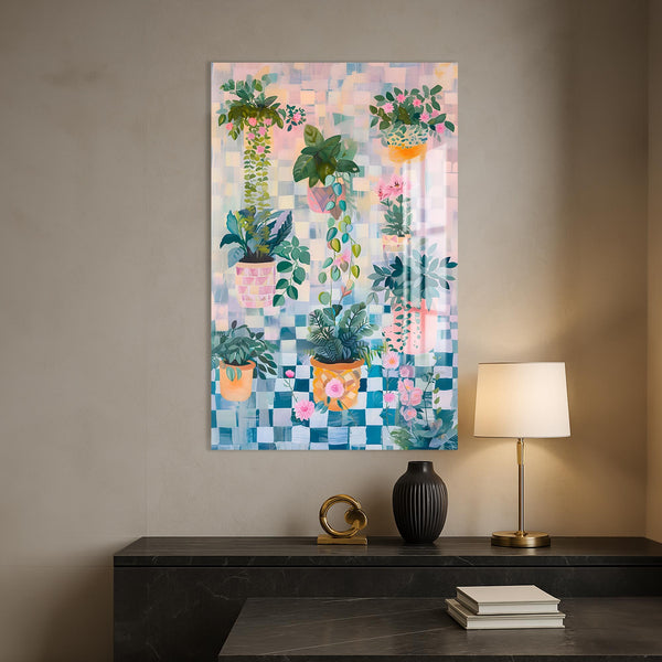 Bitki Rüyası Cam Tablo