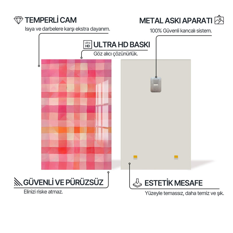 Enerji Kareleri Cam Tablo – Cam Tablo