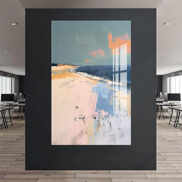 Yaşamın Kıyısında Cam Tablo