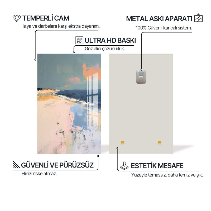 Yaşamın Kıyısında Cam Tablo – Cam Tablo
