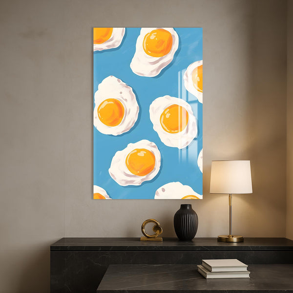 Kahvaltı Keyfi Cam Tablo