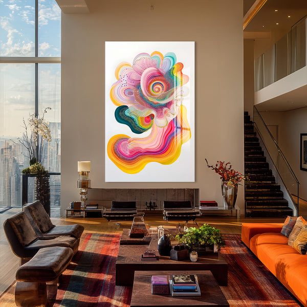 Işık Çiçeği Cam Tablo