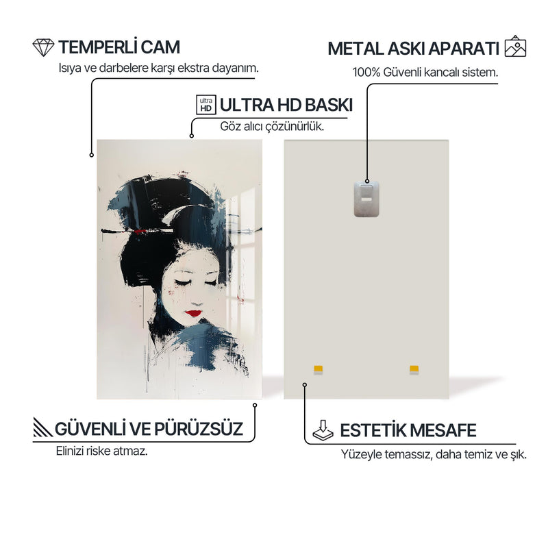 Geyşanın Düşü Cam Tablo – Cam Tablo
